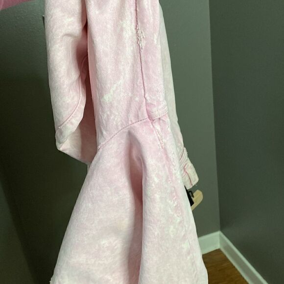 90s Pink Acid Wash Levi's High Waist 573s Pinup Jeans Relaxed Fit Tapered Leg - Picture 13 of 16